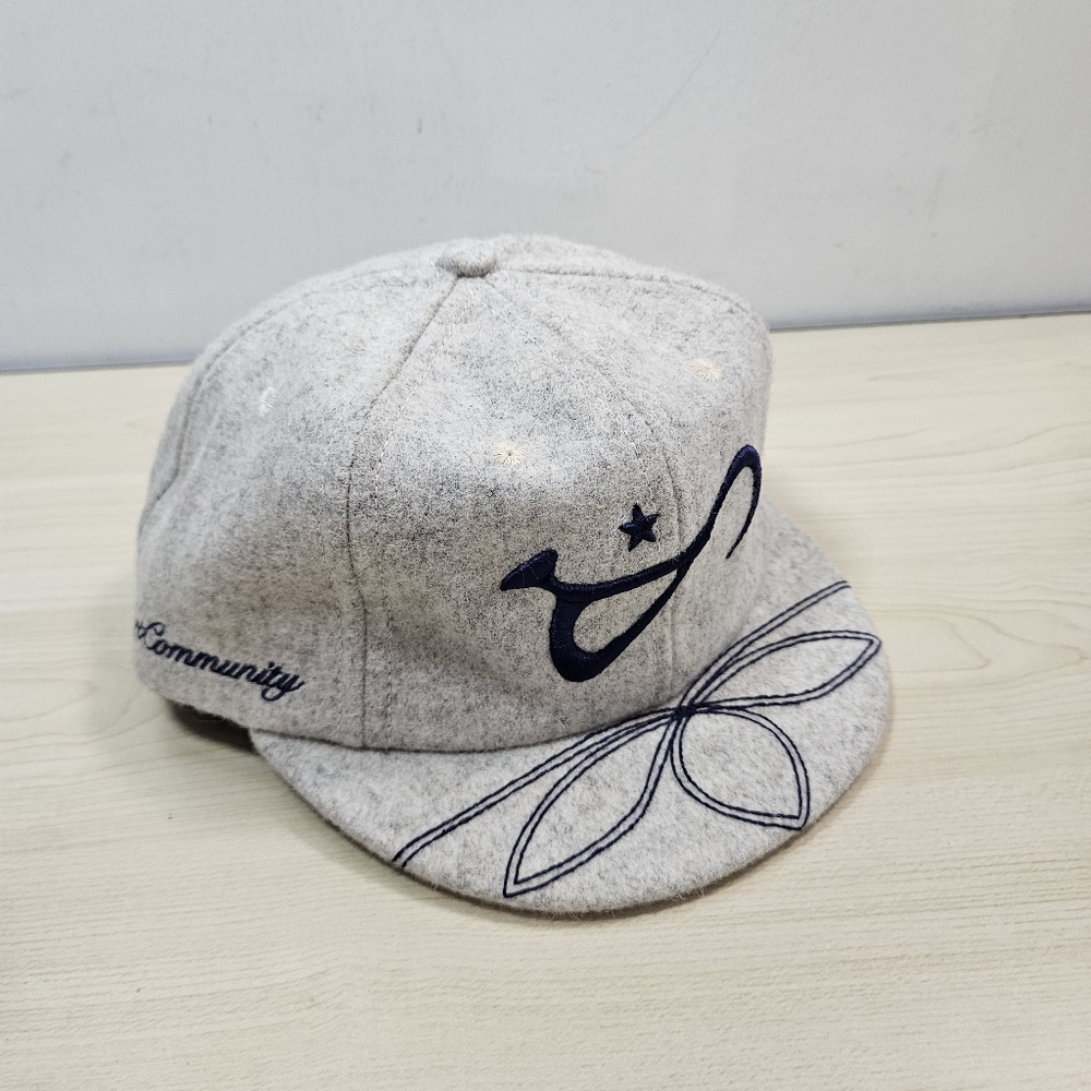 art Community Italian Wool Short Brim Cap Ash OS Made in USA
